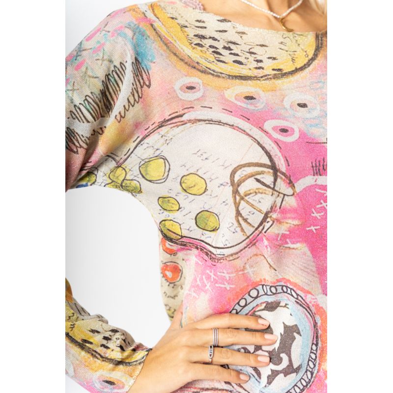 ABSTRACT PRINT TOP "EARTH"