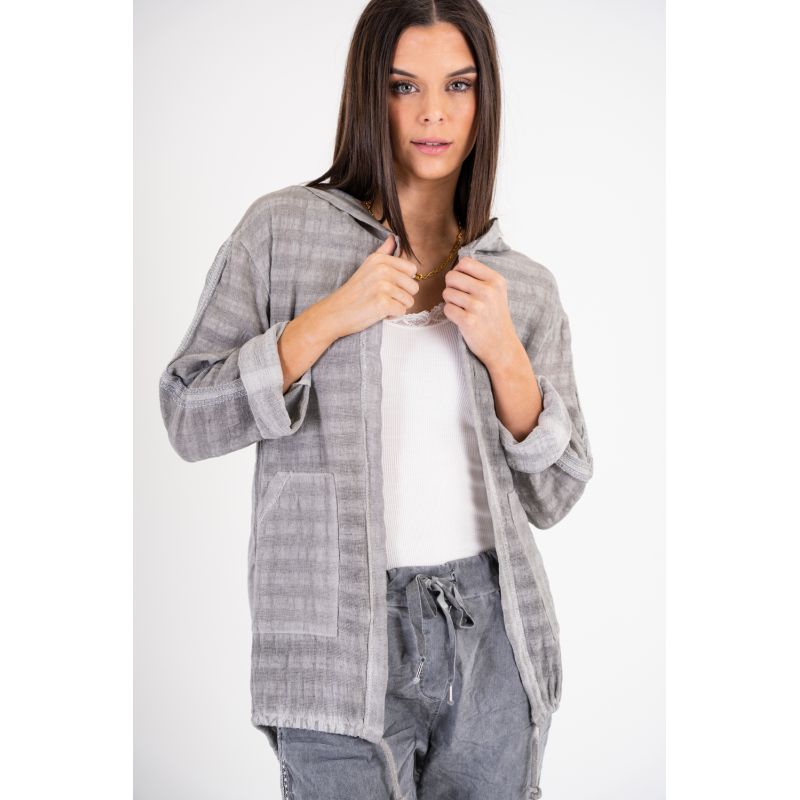 ANGEL WINGS JACKET - GREY