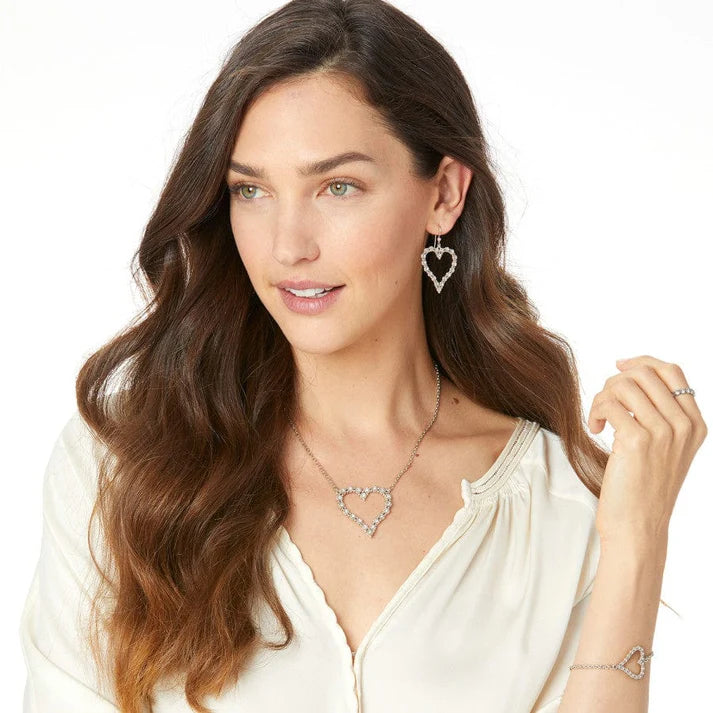 Twinkle Splendor Heart Necklace