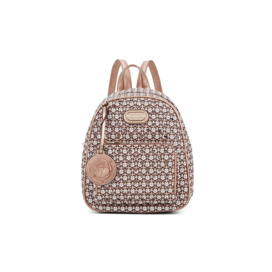 ITALY WANDERLUST MINI FASHION BACKPACK WITH TWINKLE STAR DESIGN - BROWN