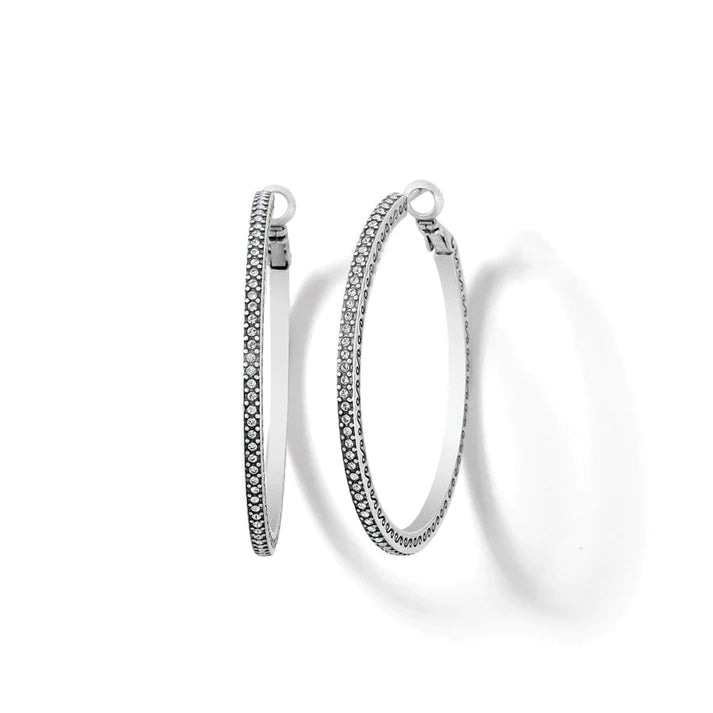 Meridian Thin Large Hoop Earrings